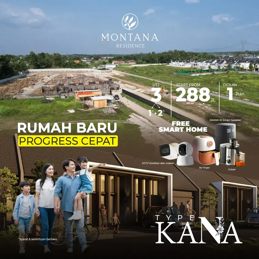 promo rumah baru type kana